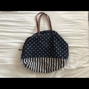 Stars and Stripes over night bag
